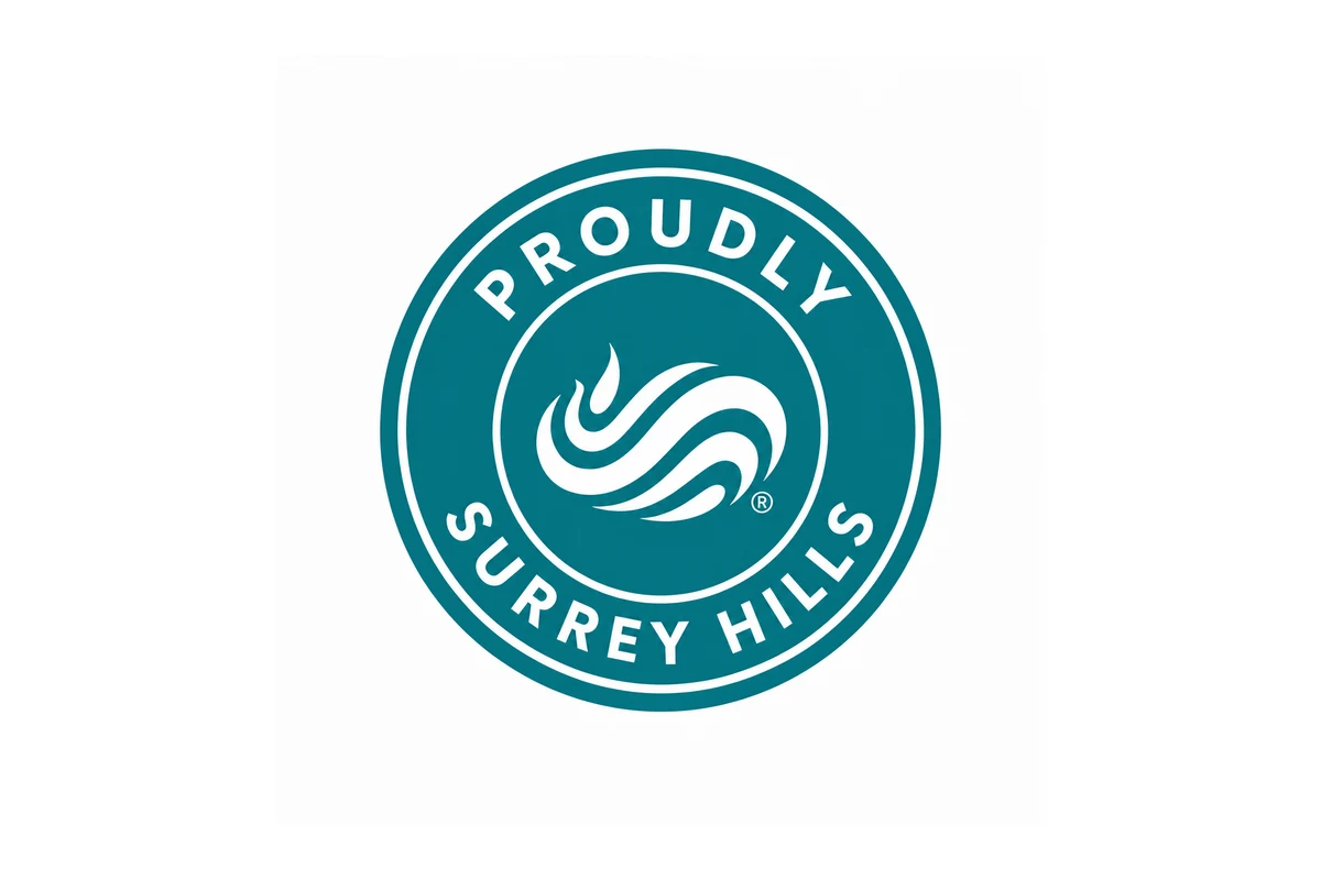The Proudly Surrey Hills member mark